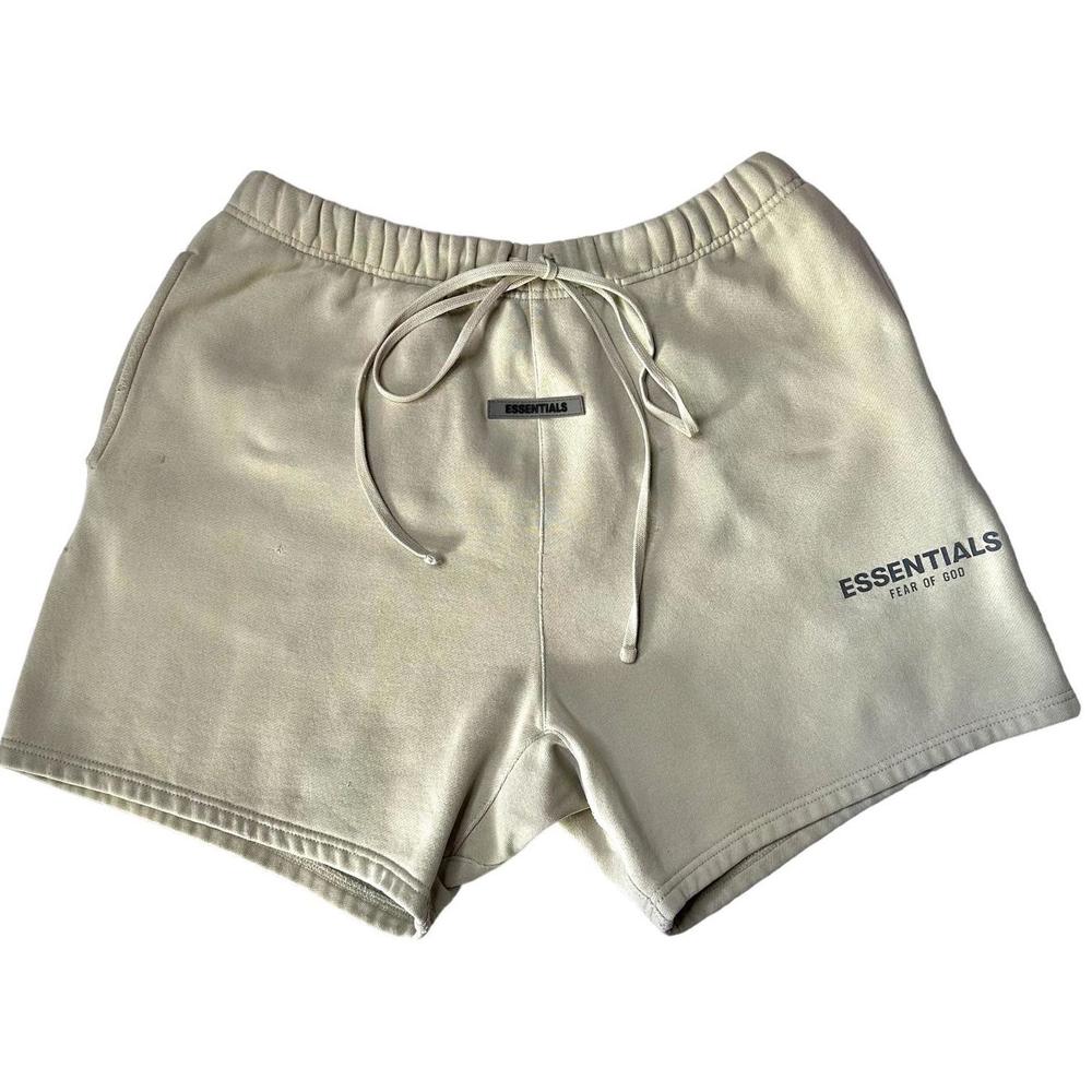 Authentic Essentials Fear of God Sweat Shorts in Oat Men's M